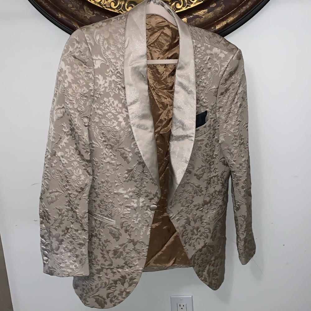 Dress blazer champagne color